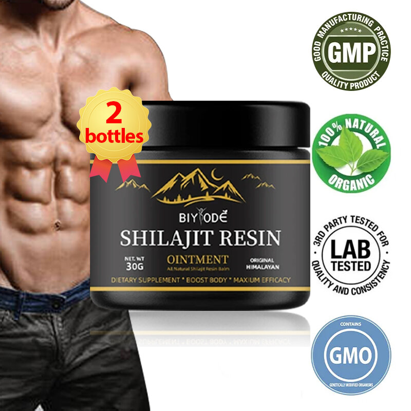 Shilajit-ácido fulvico Natural puro, 85 + minerales, Memoria mental, enfoque de energía, resistencia inmunal, suplemento Original del Himalaya, 30g