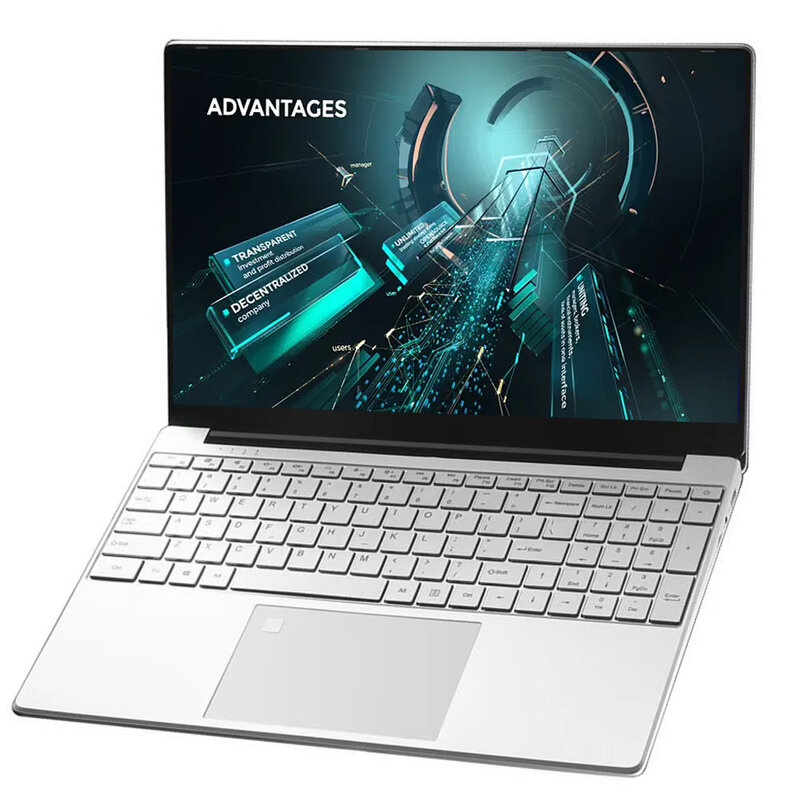 AKPAD Laptop 15.6 inci layar IPS RAM 12GB Intel 11th Celeron N5095 Netbook Windows 10 11 Pro Notebook kantor Pc portabel