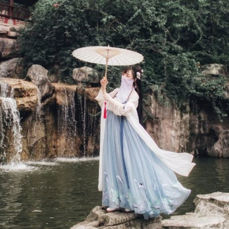 Traditionele Chinese Kleding Vrouwen Hanfu Fee Jurk Oude Han Dynastie Prinses Klassieke Dans Kostuum Festival Outfit