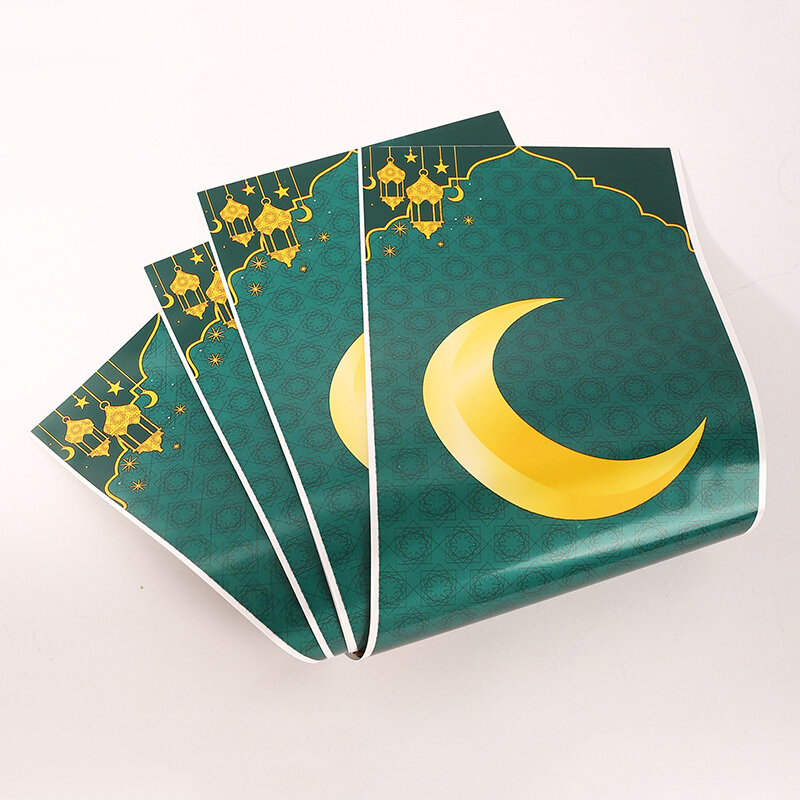 50 pz Eid Mubarak sacchetto di imballaggio regalo Ramadan Kareem sacchetto di imballaggio biscotto caramelle felice Eid decorazione del partito forniture Eid favore