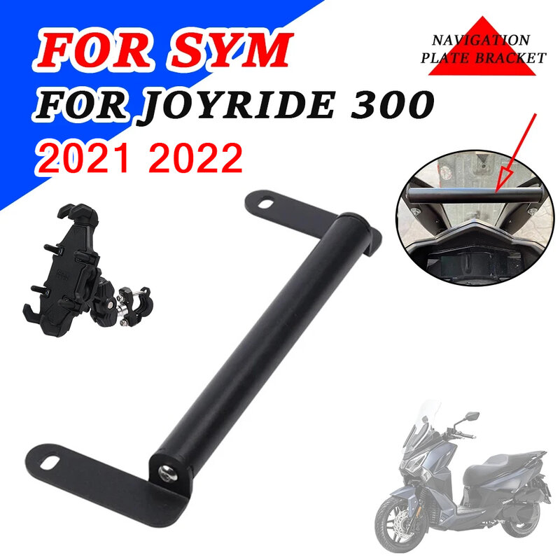Suporte do telefone móvel da motocicleta, suporte do suporte de navegação GPS para SYM 300 JOYRIDE 300 JOYRIDE300 2022 peças