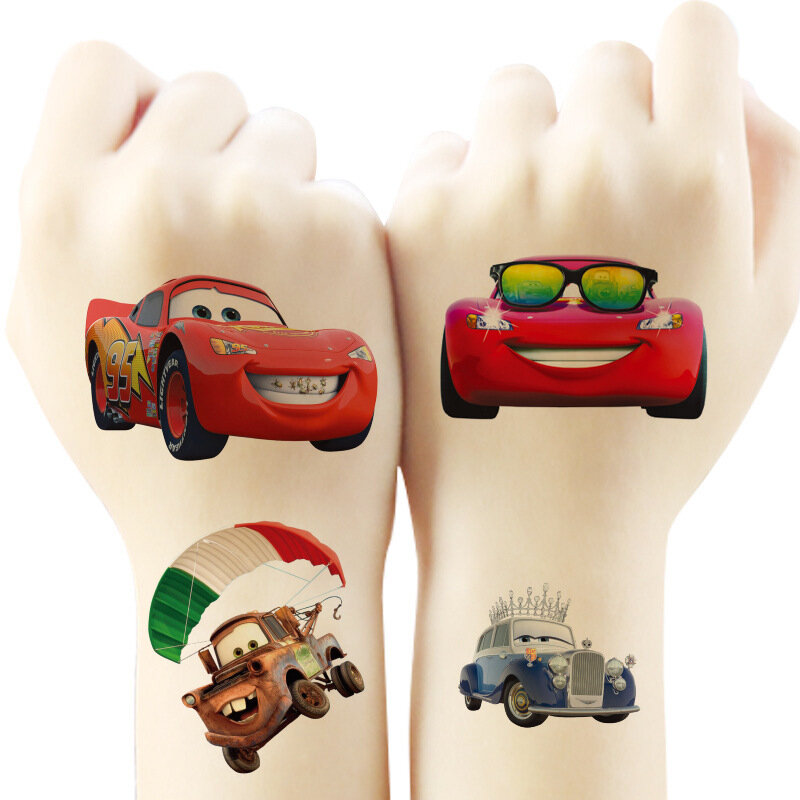 1Pcs Disney Cartoon Anime Cars Boys Child Temporary Tattoo Body Art Tattoo Stickers Cosplay Party Toys For Kids Gifts