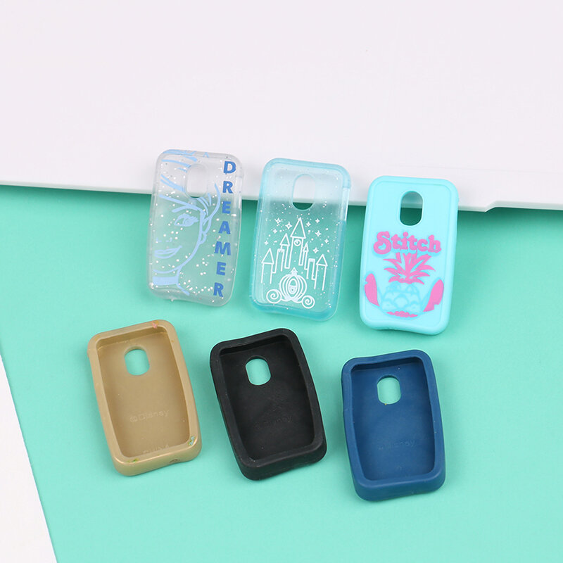Mini téléphone portable 2 pièces/ensemble, jouet de Simulation pour la décoration de la maison de poupée 1/12 accessoires miniatures