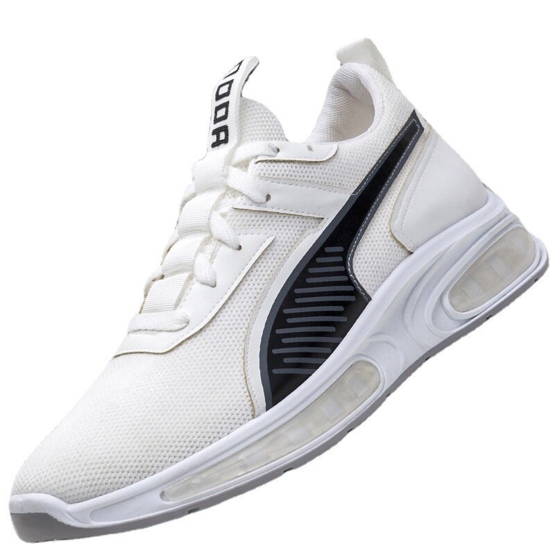 2022 Spring New Student Youth Breathable Men's Flying Woven Running Sneakers Fashion Casual Shoes