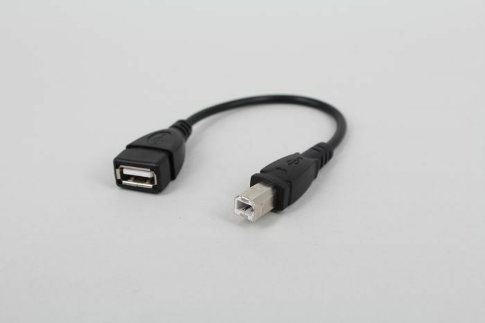 Nowy USB 2.0 typu A kobieta na USB B męski drukarka, skaner kabel USB drukarki rozszerzenie Adapter do kabla 50cm