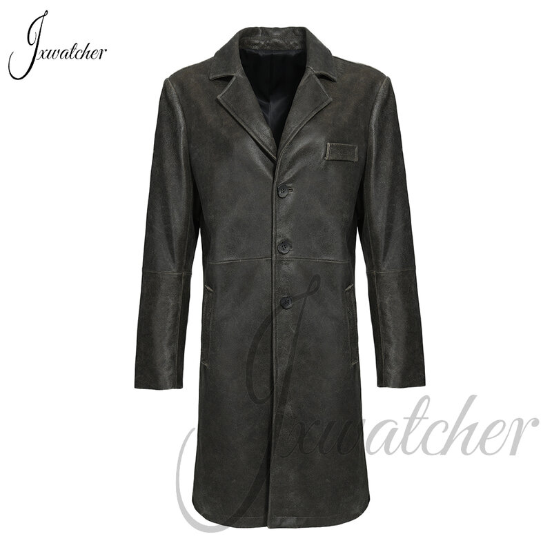 Jxwatcher Sheepskin Coat for Women 2024 Spring Real Leather Trench Coats Ladies Genuine Leather Long Jacket Fashion Overcoat New