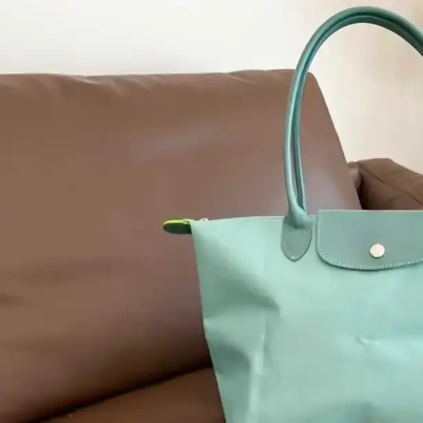 Wysokiej jakości składana torba na ramię klasyczna torebka damska haftowana dziewczyna konia torebka nylonowa torba na zakupy o dużej pojemności
