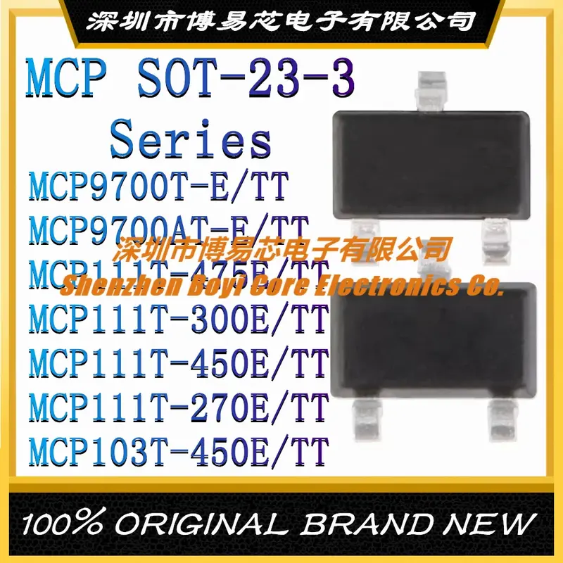 MCP9700T-E/TT MCP9700AT-E MCP111T-475E, MCP111T-300E, MCP111T-450E, nuevo, auténtico, Chip IC SOT-23