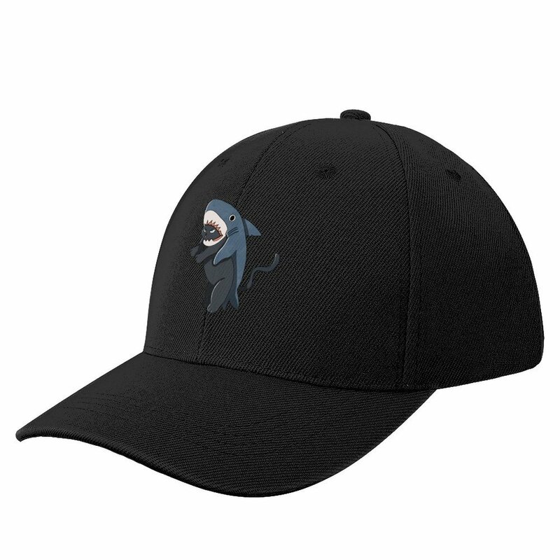 상어 고양이! 남녀공용 커스텀 더비 모자, 야구 모자, 해변 나들이