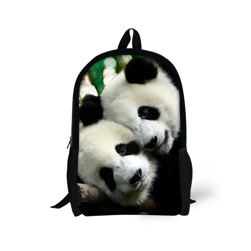 Mochila con estampado de Panda para niños, mochila escolar para niños, bolsa de libros para estudiantes, mochilas multifuncionales de moda