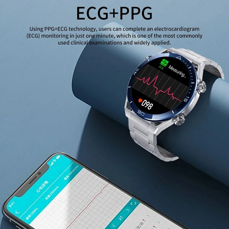2024 lige nfc ecg ppg bluetooth ruf smartwatch gps tracker motion armband fitness für huawei uhren ultimative smart watch herren