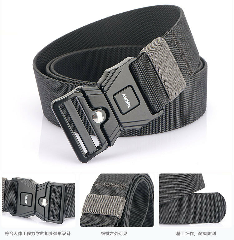 2023 Special Forces Tactical Pants Belt Aluminum Alloy Nylon Outdoor Canvas  Military