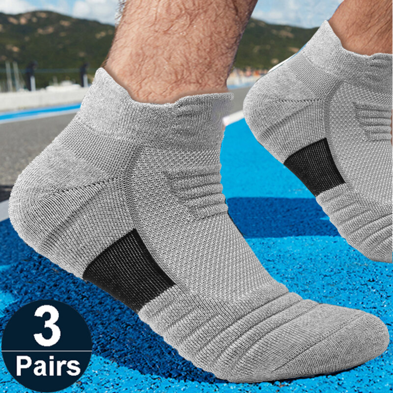 3/5 пар высококачественные Нескользящие футбольные носки для мужчин и женщин хлопковые носки короткие длинные футбольные баскетбольные дезодорирующие спортивные носки