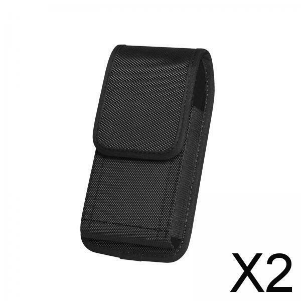 2xMolle Phone Bag Compact Cellphone Case Organizer for Running Climbing Hiking XXL