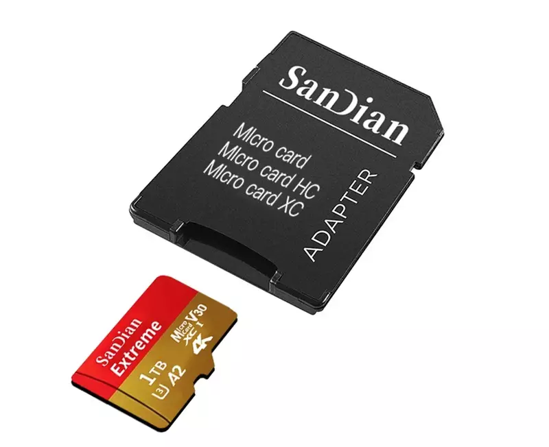 Oryginalna karta Micro TF/SD 1TB High Speed 128GB TF karta pamięci SD kamera telefonu, komputera komórkowego 512GB karta pamięci Flash MP3/MP4