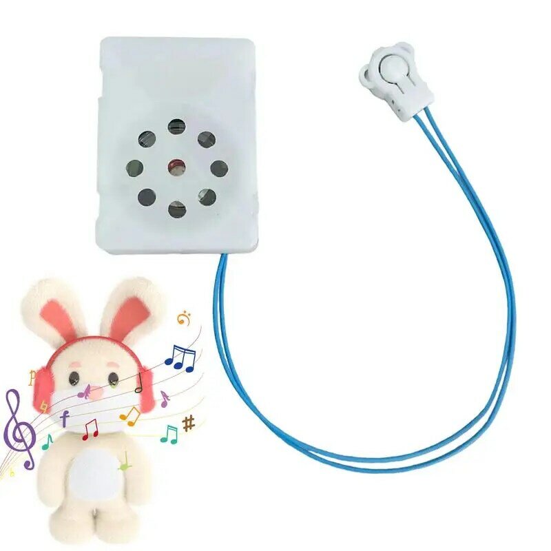 Mainan mewah perekam suara modul perekam suara pengoperasi baterai perekam suara untuk boneka hewan Halloween DIY kotak suara