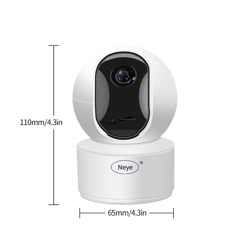 N_eye caméra IP 8MP 4K caméra de sécurité à domicile caméra wifi avec Vision nocturne IR moniteur Audio caméra IP