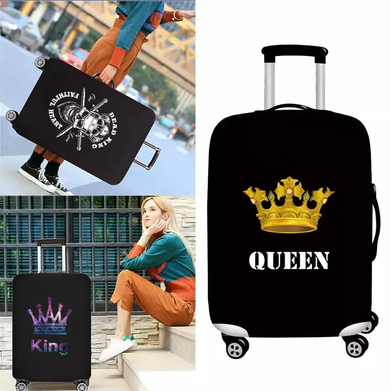 Чехлы для чемоданов, защитный чехол для чемодана, пылезащитный Износостойкий чехол для чемоданов размером 18-32, защитный чехол серии King, аксессуары для путешествий