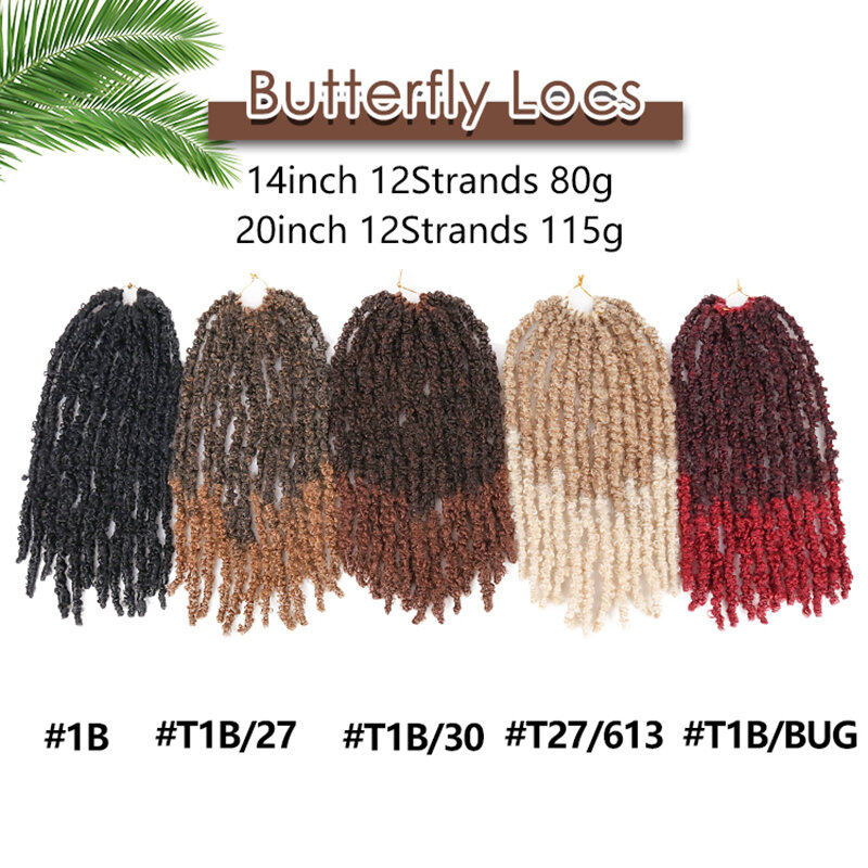 Julianna Kanekalon синтетические плетеные волосы для наращивания, 14 дюймов, 20 дюймов, искусственные волосы ручной работы в форме бабочки