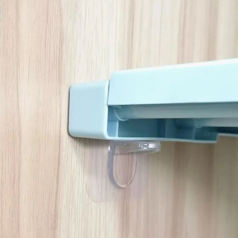 2022 NEW Shelf Plastic Closet Stratification Partition Wall Clip Punch-free Right Angle Support Pegs Sticker