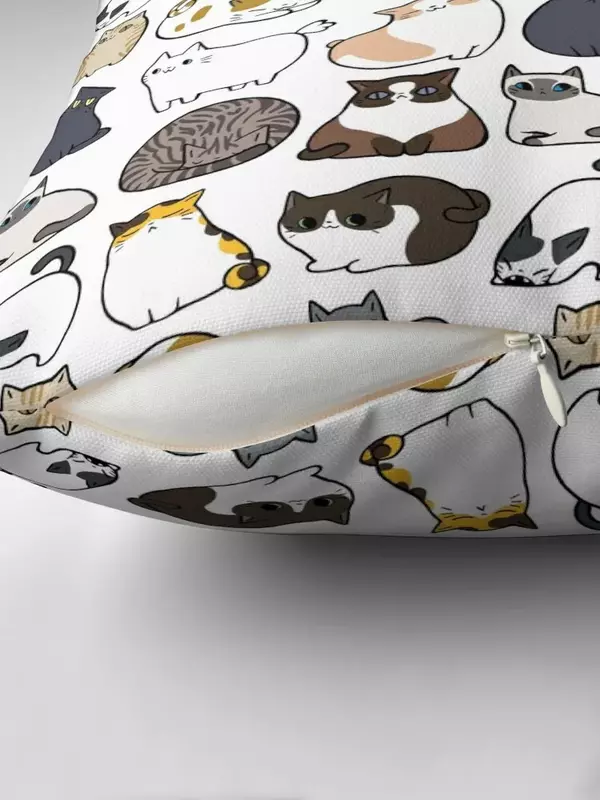Роскошный чехол для диванной подушки с изображением кошек и кошек