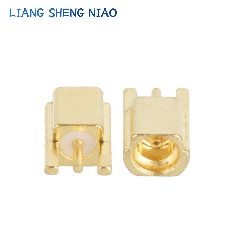 10pcs/lot MMCX Female Jack Connector PCB Mount With Solder Straight Gold Plated MMCX Socket RF Connector MMCX-K-PCB