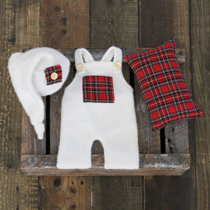 Реквизит для фотосъемки новорожденных Детские Рождественские шорты с ремешком Комплект из трех предметов полная луна одежда для фотосъемки новорожденных подушка для позирования