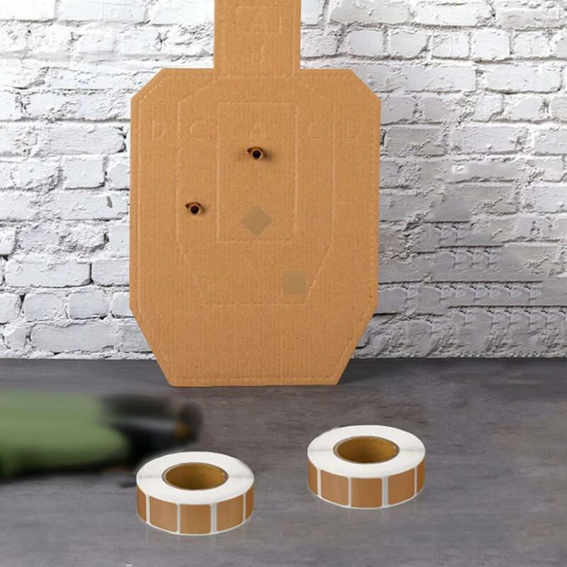 3 Rolls Easy to Use Target Pasters Portable Self Adhesive Target Stickers Kraft Paper Target Training Labels