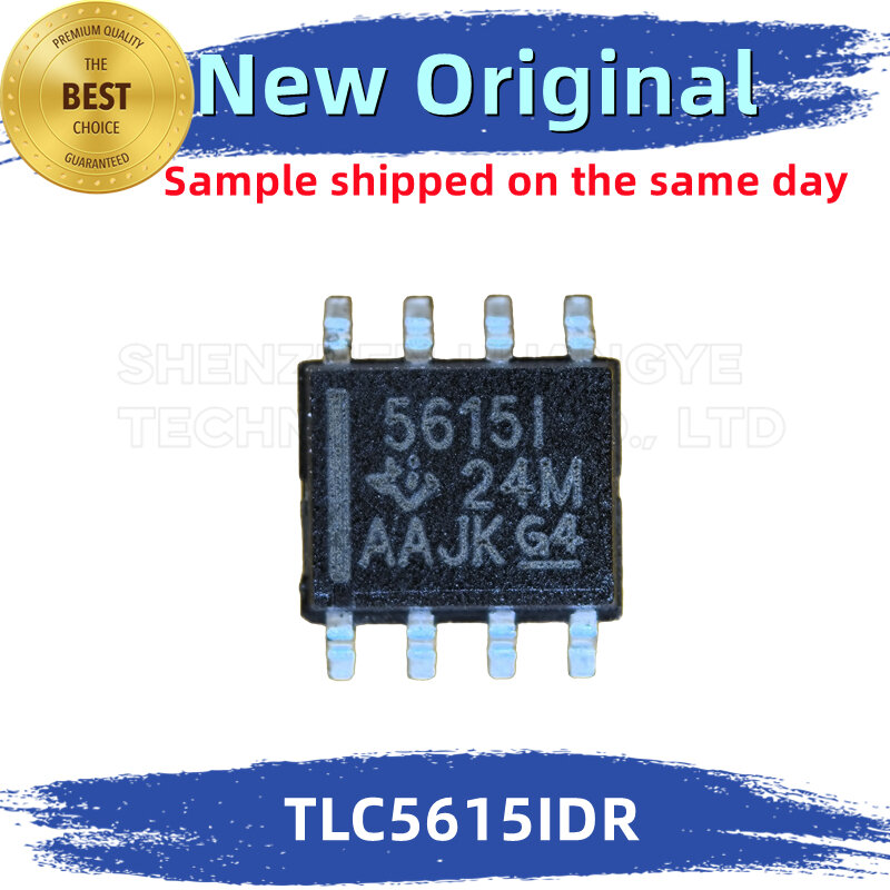 Chip integrado para BOM, TLC5615IDRG4, TLC5615IDR, Marcação: 5615I, 100% novo e original