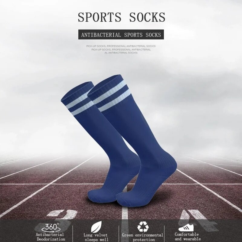 Calcetines deportivos de fútbol para niños y adultos, medias hasta la rodilla, hasta el tobillo, Fitness