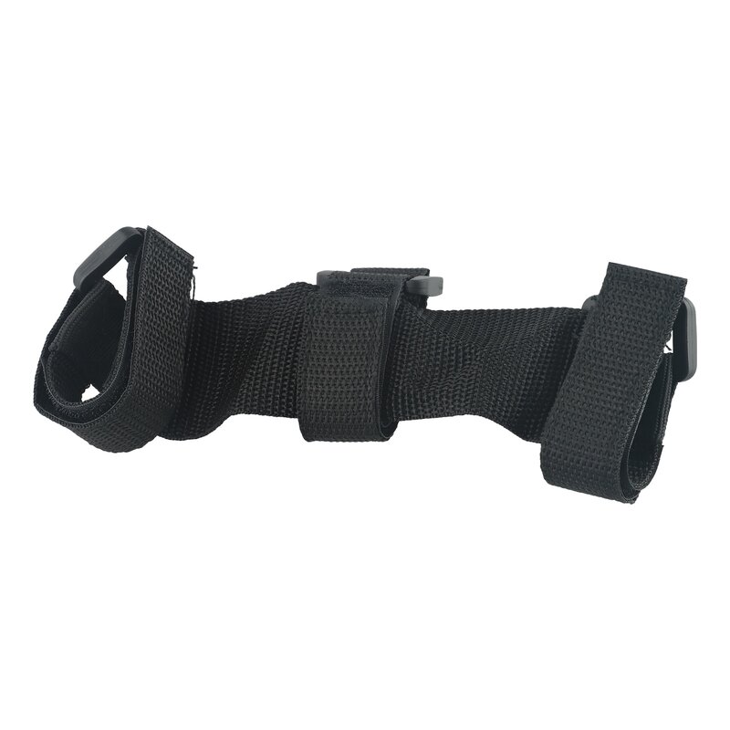 Durable High Quality Practical Hand Carry Strap Outdoor Loop Fastening Storage Strong Hook Travel 20x18x2cm Black