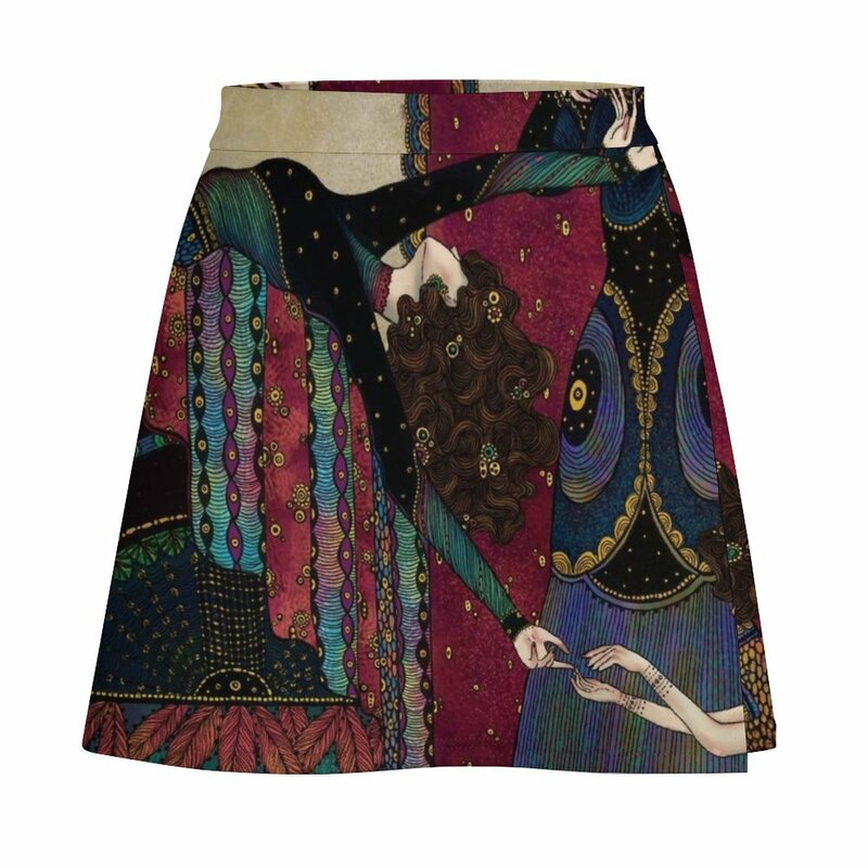 Klimt Muses III minifalda para mujer, ropa de estilo coreano