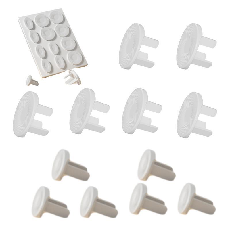 Baby Proof Outlet Cover 12pcs Universal Plug Switch Cover Household Baby Necessity To Against Electric Shock Fit Most Of The