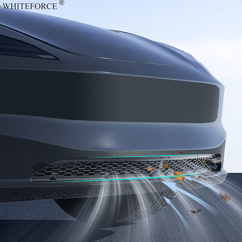 Parachoques delantero para Tesla modelo 3 Highland 2024, malla de entrada de aire, cubierta de ventilación, protectores de rejilla, accesorios de red antiinsectos