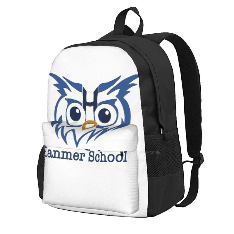 Синяя толстовка «Hanmer School», школьные сумки, дорожный рюкзак для ноутбука