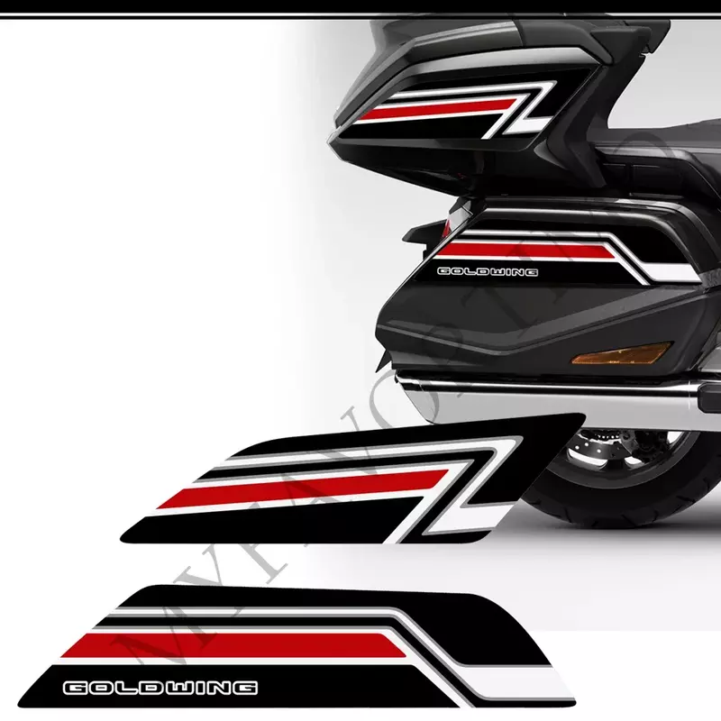 Motocicleta 3D Decal Adesivos Kit, cestos, bagagem, tronco, saco, caixas, Honda Goldwing, GL1800 Tour, decalque