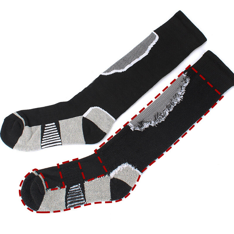 1 Pair Winter Thermal Socks For Men Couple Long Warm Compression Socks Outdoor Ski Hiking Snowboarding Climbing Sports Socks