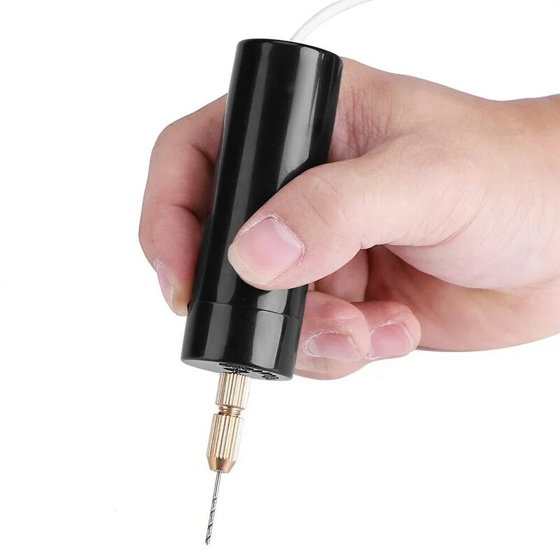 DIY 5V 10W przenośne Mini małe wiertarki elektryczne Handheld Micro wiertarka USB Puncher 8500rpm dla biżuterii Pearl żywica narzędzie do szlifowania