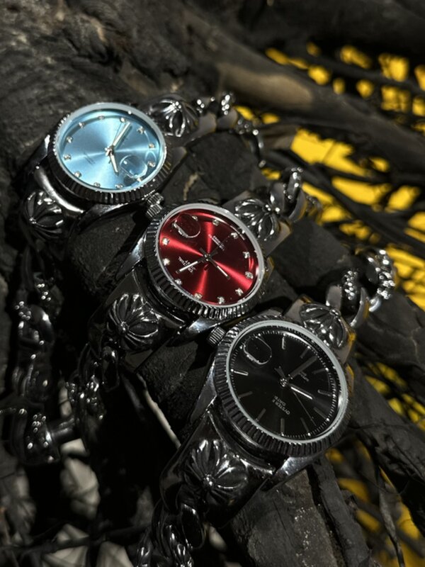 Anormalidade-Relógio Mecânico Impermeável com Correia, Moda Y2K, Trend Brand, Alto Grau Ins Niche, Quartz, Original