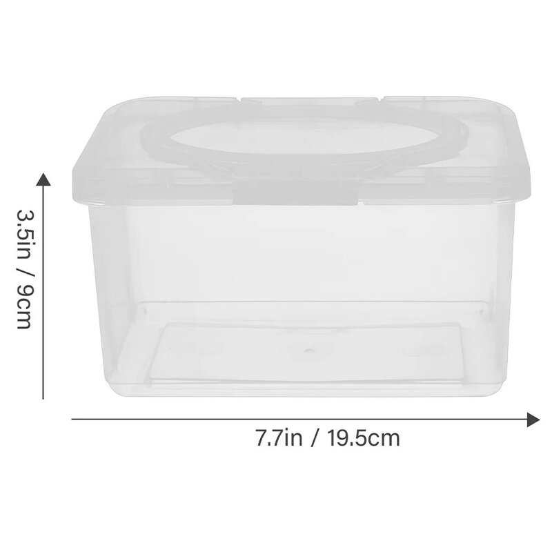1/2pcs Baby Wet Wet Wet Wet Adult Wet Wipes For Adults For Adults Dispenser Portable Dustproof Tissue Storage Box With Lid For