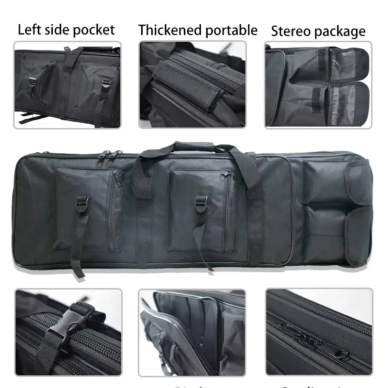 タクティカルガン保護ケース、shotgunバックパック、屋外ピンボール、ミリタリータートバッグ、81cm、91cm、115cm