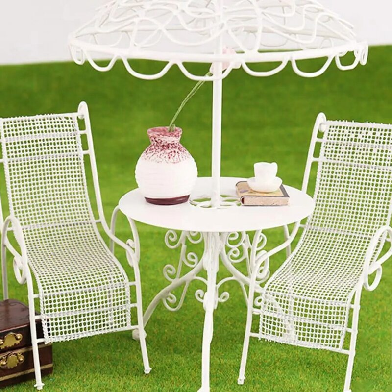 Práctico molde de exhibición de Mini muebles, accesorios de paisaje en miniatura, modelo de escena de jardín al aire libre