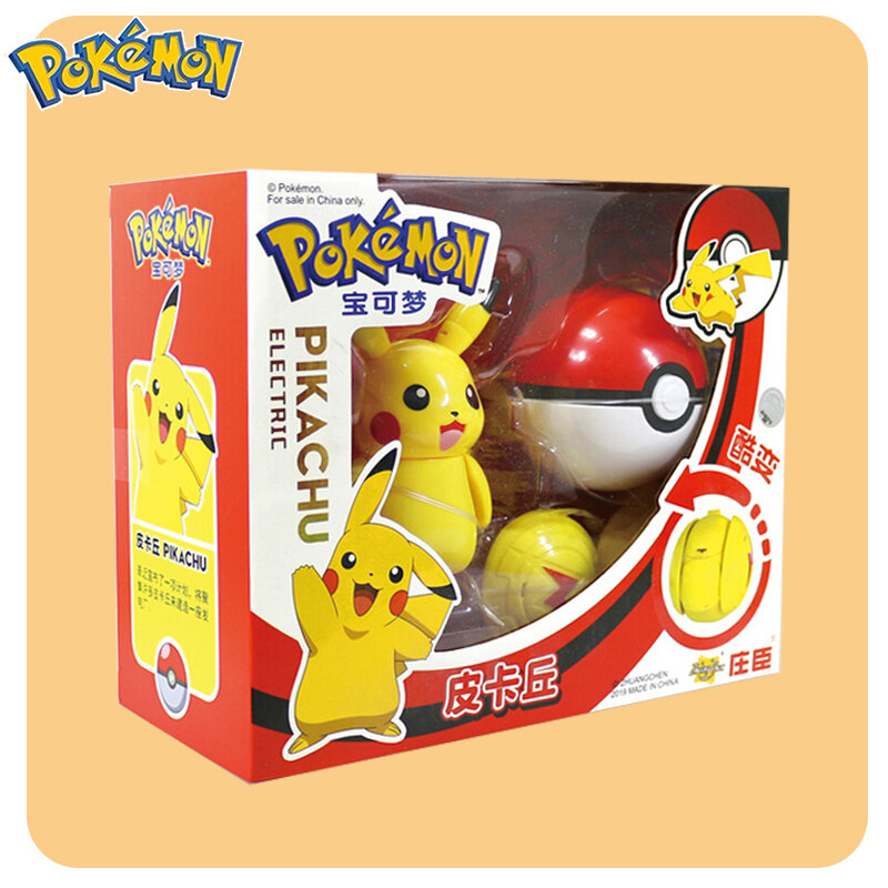 Pokemon Elf Bal Speelgoed Pop 12 Doos-Gratis Authentieke Pikachu Super Droom Tot Eend Anime Karakter Model Kawaii kinderen Dag Gift.