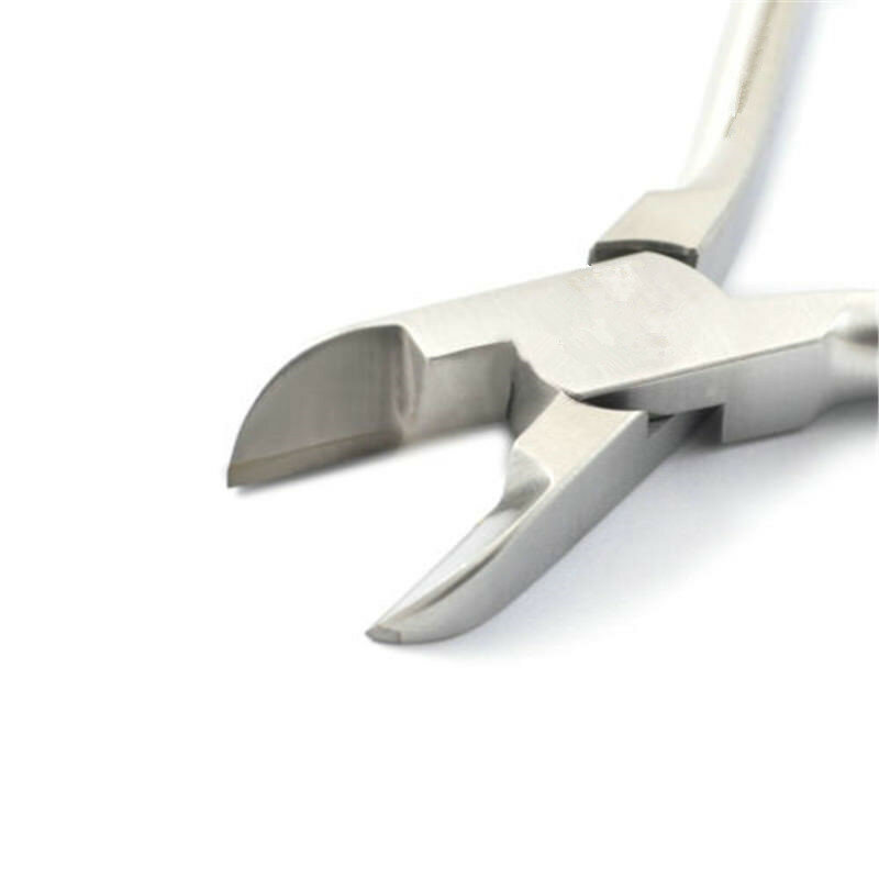 Pinze per legature dentali per fili ortodontici e elastici dentista in acciaio inossidabile strumento per pinze per tagliafili sottili
