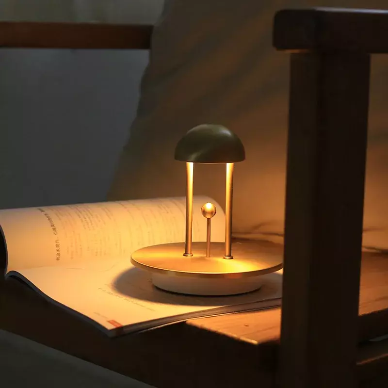 Nova luz da noite led toque e sensor de luz design criativo atmosfera lâmpada aprendizagem luz da mesa quarto cabeceira decoração casa luzes