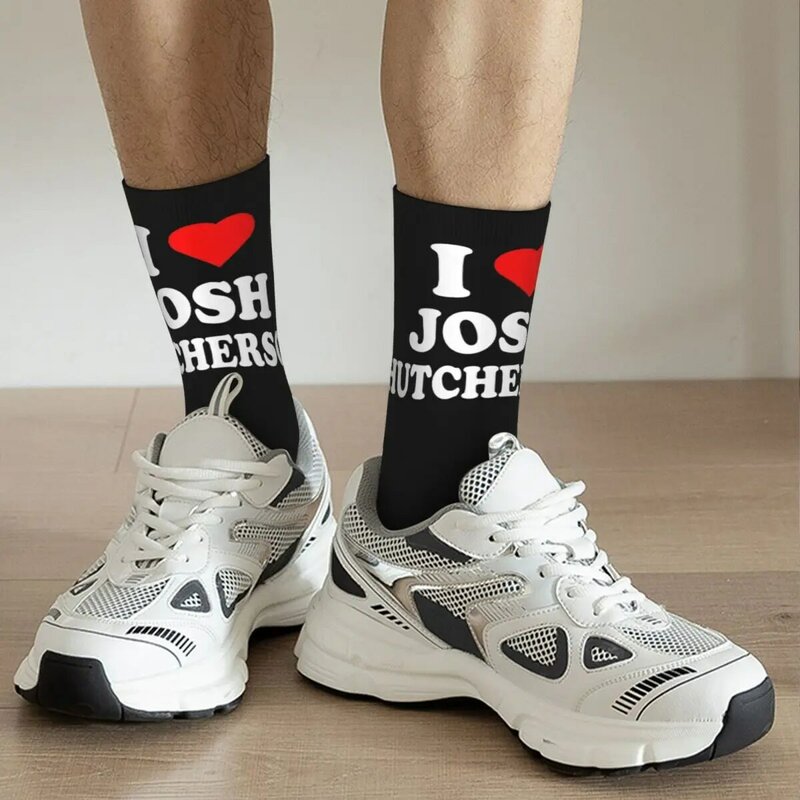 Glücklich lustige männliche Männer Socken lässig Ich liebe Josh Hutcherson Socke Polyester Sport Frauen Socken Frühling Sommer Herbst Winter
