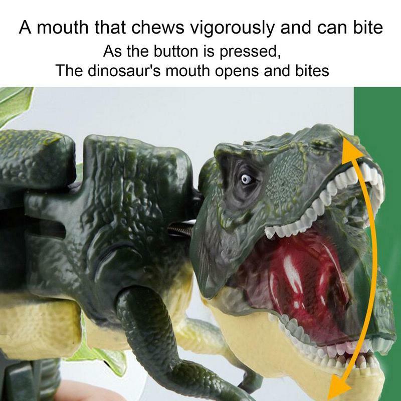 Dinosaur Toy With Sound And Motion Children Press The Head And Tail Of The Tyrannosaurus Rex Model To Move Irritable Dinosaur