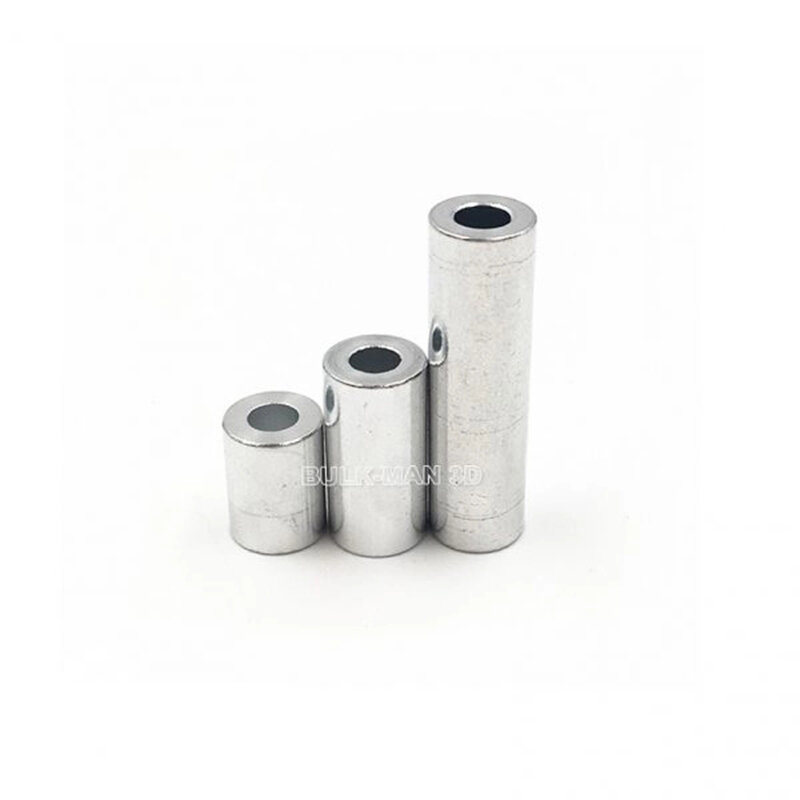 1-200 teile/los hochpräzise m5 runde aluminium abstands halter unterschied liche länge für wahl