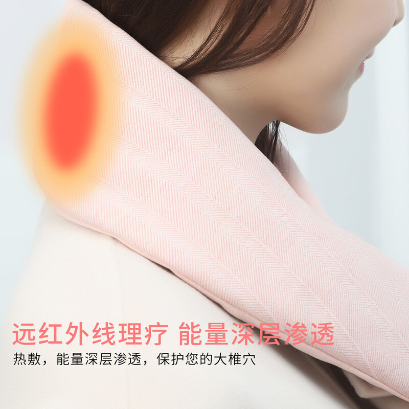 Уличный теплый шарф с электрическим подогревом, нагревательные подушечки с тремя режимами регулировки, USB-нагреватель, тепловой шарф, шейный бандаж, теплый нагрудник