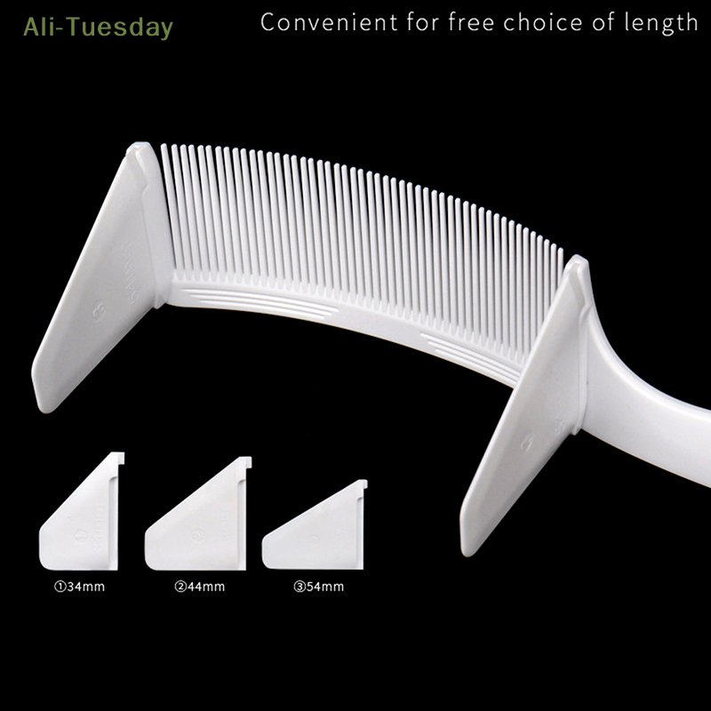 Curved Shaver Hair Clipper Cutting Comb Barber Flat Top Comb With Ruler Anti-Static Salon Cutting Comb Hairdressing Brush